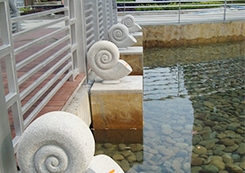 巴中花岗石喷泉雕塑