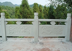 广元景观石雕栏杆