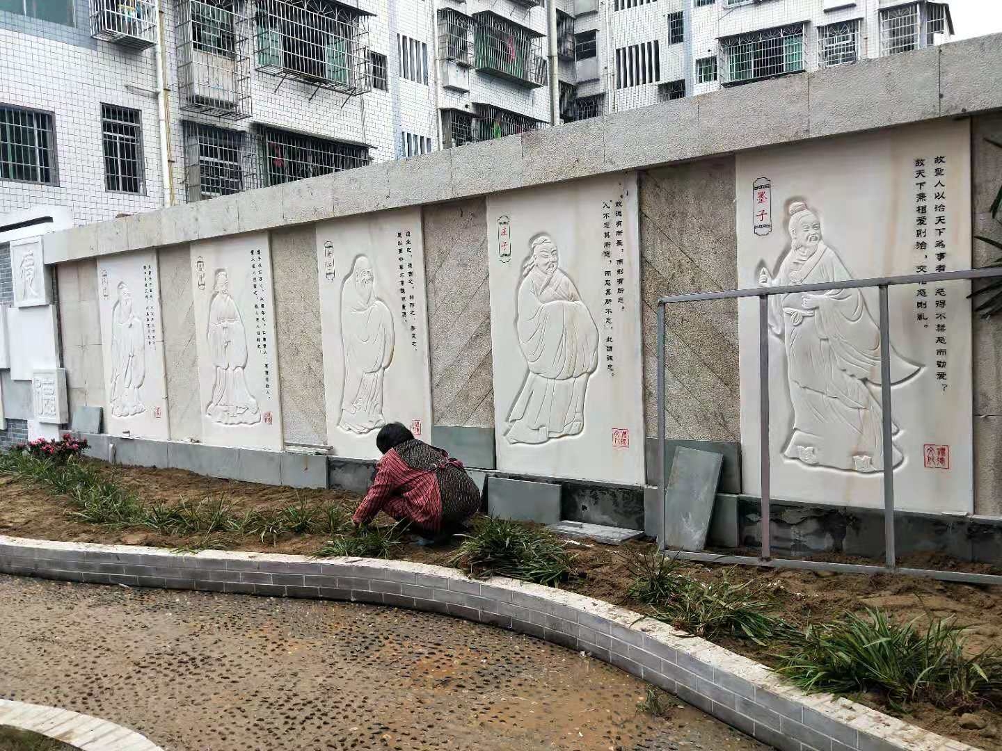 广元外墙雕塑